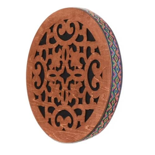 summvox 12 INCH Ocean Drum,Water Stream Drum,Rain Disk "Water-Fall",Sound Healing,Onomatopoeic Wooden Drum For Performance Accompaniment