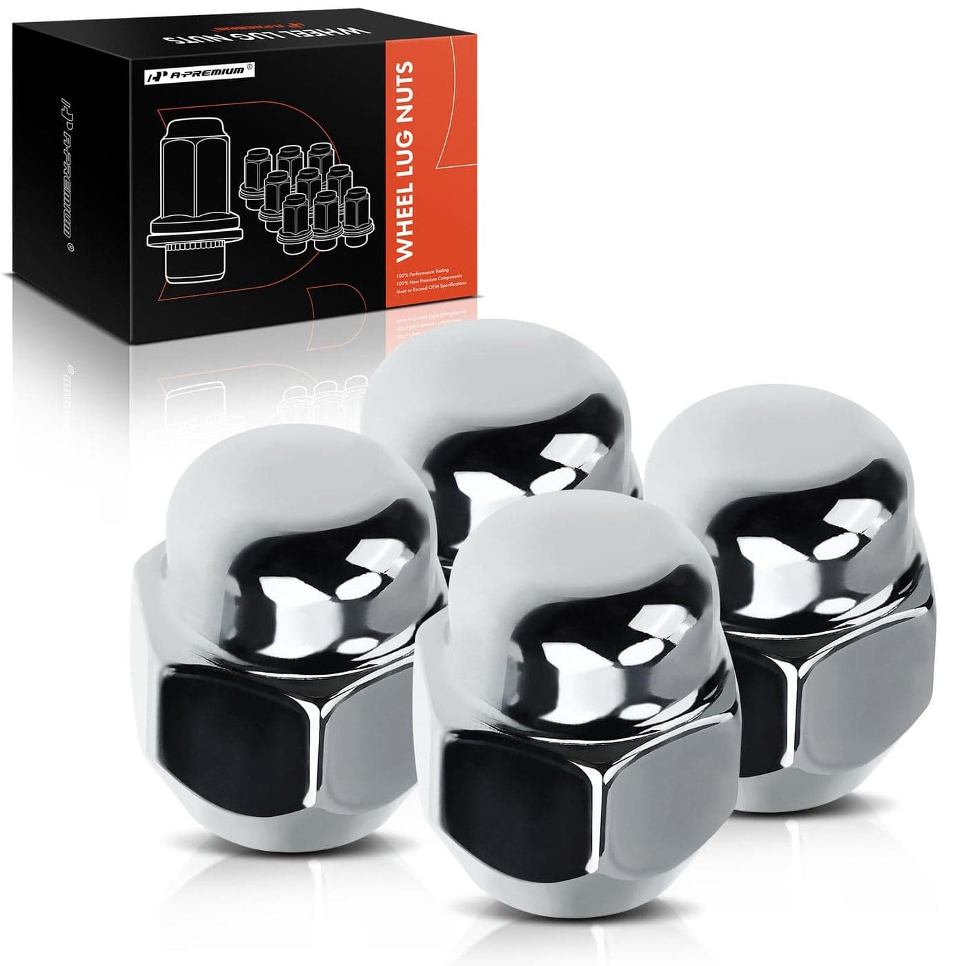 APremium 4pcs M1215 Wheel Lug Nut Compatible with Infiniti G20 I30 M35 Q45 QX4 Nissan Altima 350Z Frontier Maxima Murano Pathfinder Rogue Sentra Xterra