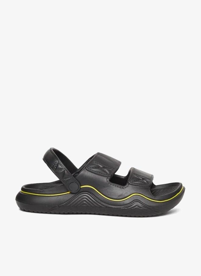 Styli Men Black Comfort Sandals