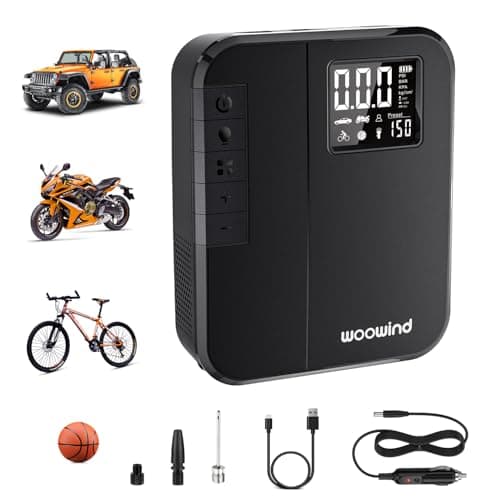 Woowind DP3 SUV Tire Inflator Portable Air Compressor for Off Roading Fast Inflate Deflate Auto Stop