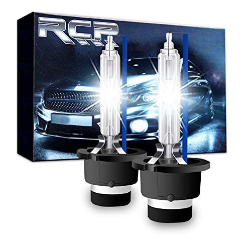 RCP - D4S8 - (A Pair) D4S/ D4R 8000K Xenon HID Replacement Bulb Ice Blue Metal Stents Base 12V Car Headlight Lamps Head Lights 35W