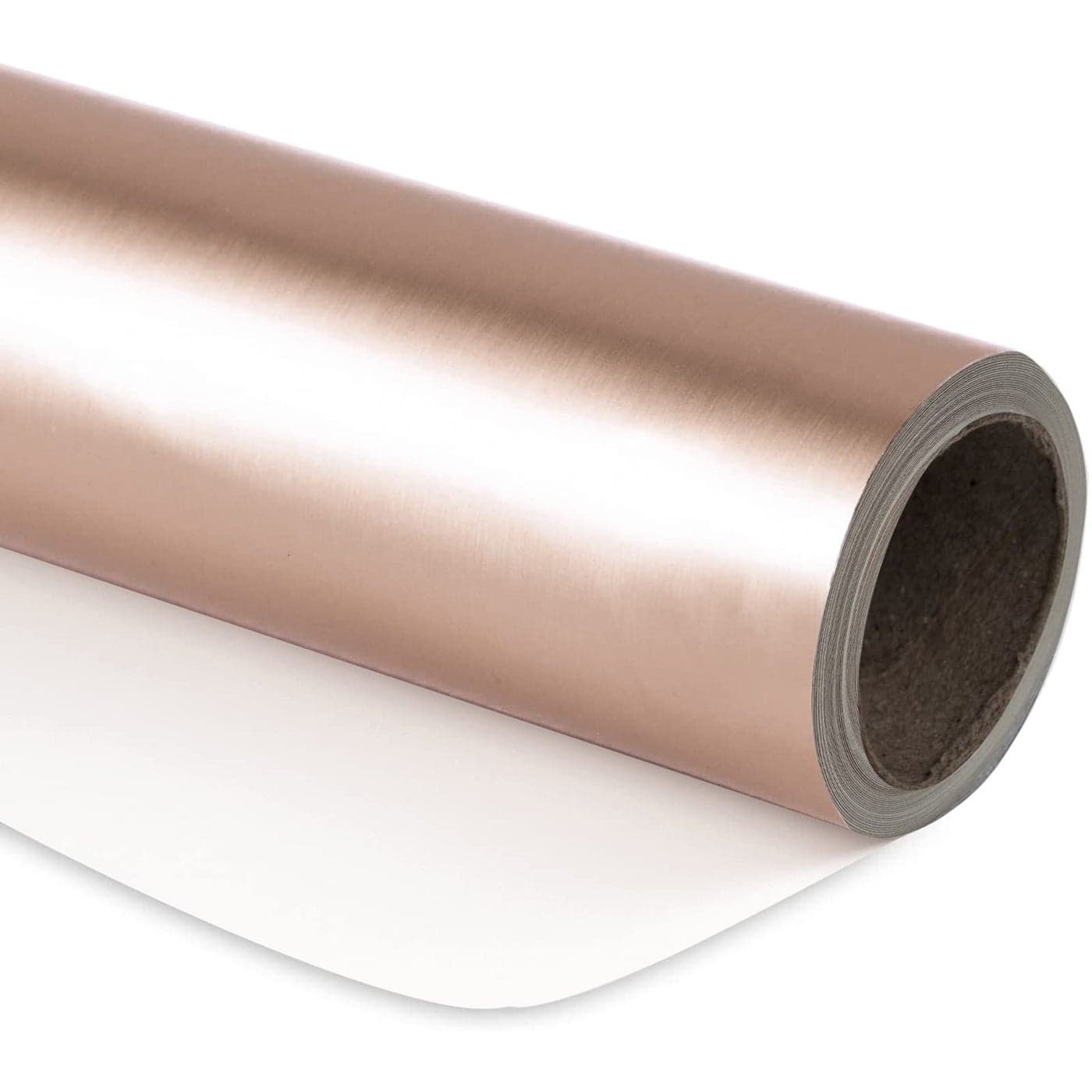 RUSPEPA Rose Gold Metallic Wrapping Paper Pink Gold Solid Color Matte Paper Perfect for Wedding Anniversaries Birthday for HerChristmasBaby Shower Mothers Day Gifts 17 Inches X 328 Feet