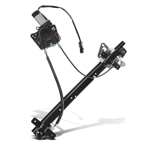 YHTAUTO Front Power Window Regulator Passenger Side With 2-Pin Motor Assembly for Dodge Dakota 2000-2004, Durango 1998-2003