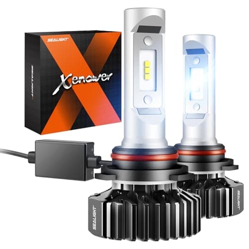 SEALIGHT 9006/HB4 Fog Bulbs or 9006 Fog Light, 30000LM Super Bright 9006 Powersport Bulbs, Plug-and-Play, Pack of 2