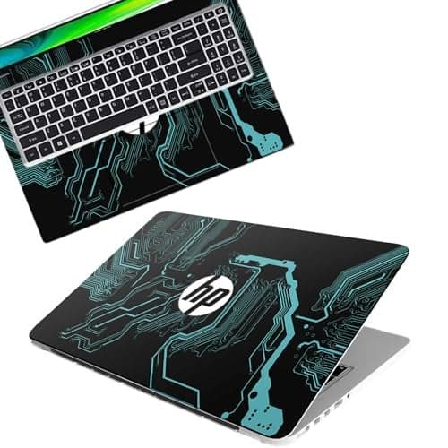 Inkykart DSGN 75 Full Body Laptop Skin Bubble-Free| Laminated| Removable| HD Quality Sticker for Laptops Upto 15.6 Inches Compatible with Hp