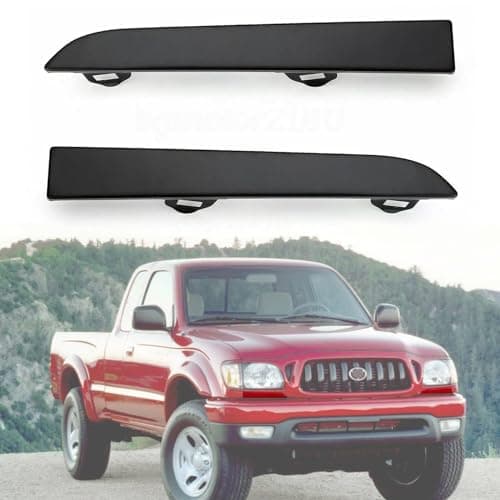 Front Bumper Grille Headlight Filler Trim Panels Set1Pair for Toyota Tacoma 2001 2002 2003 2004 Replace TO1089108 TO1088108 5251235050 5251335060
