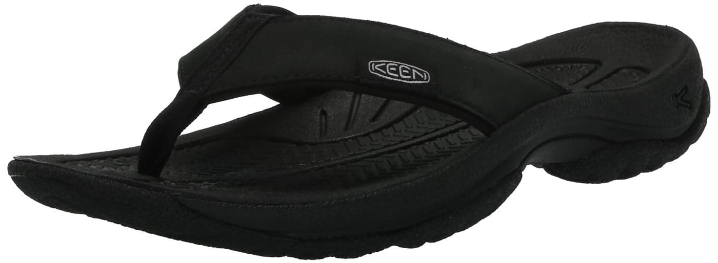 KEEN Womens Kona Flip Flop Beach Sandals BlackVapor 8