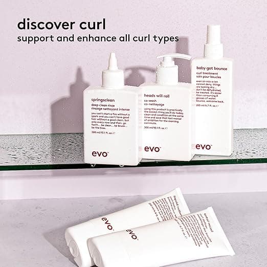 evo Baby Got Bounce Curl Treatment Enhances Curls with Touchable Soft Finish Reduce Dry Frizzy Hair