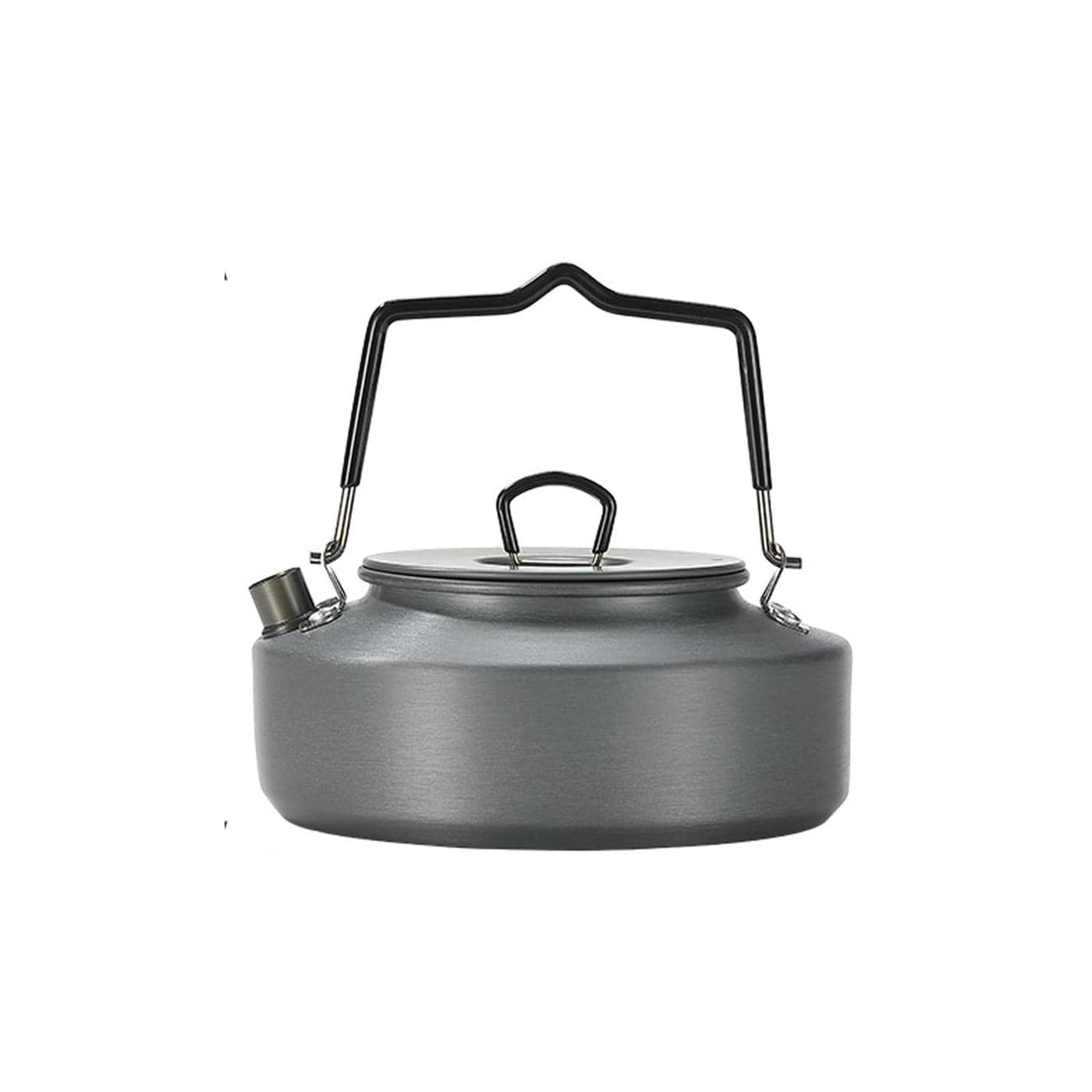 Campingmoon Camping Tea Kettle Portable Camp Coffee Tea Pot Lightweight Aluminum Water Boiler for Backpacking Picnic Fishing 08L
