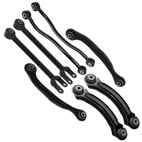 SCITOO 8pcs Suspension Kit Rear Lower Upper Forward Rearward Control Arm Replacement 2008-2011 for Dodge Challenger 2006-2019 for Dodge Charger Magnum 2005-2011 for Chrysler 300