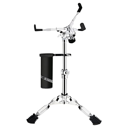 EASTROCK Snare Drum Stand Adjustable with Drum Bracket Double Braced, Fit 10-14 Inches Dia Snare Drum Base Height Adjust From 14 to 23.6 Inches (Snare Drum Stand)