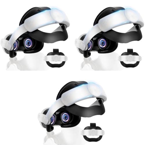 ZORBES Elite Head Strap for Meta Quest 3 3S Enhanced Adjustable Replacement for VR Headsets Accessories No Included 3 PCS