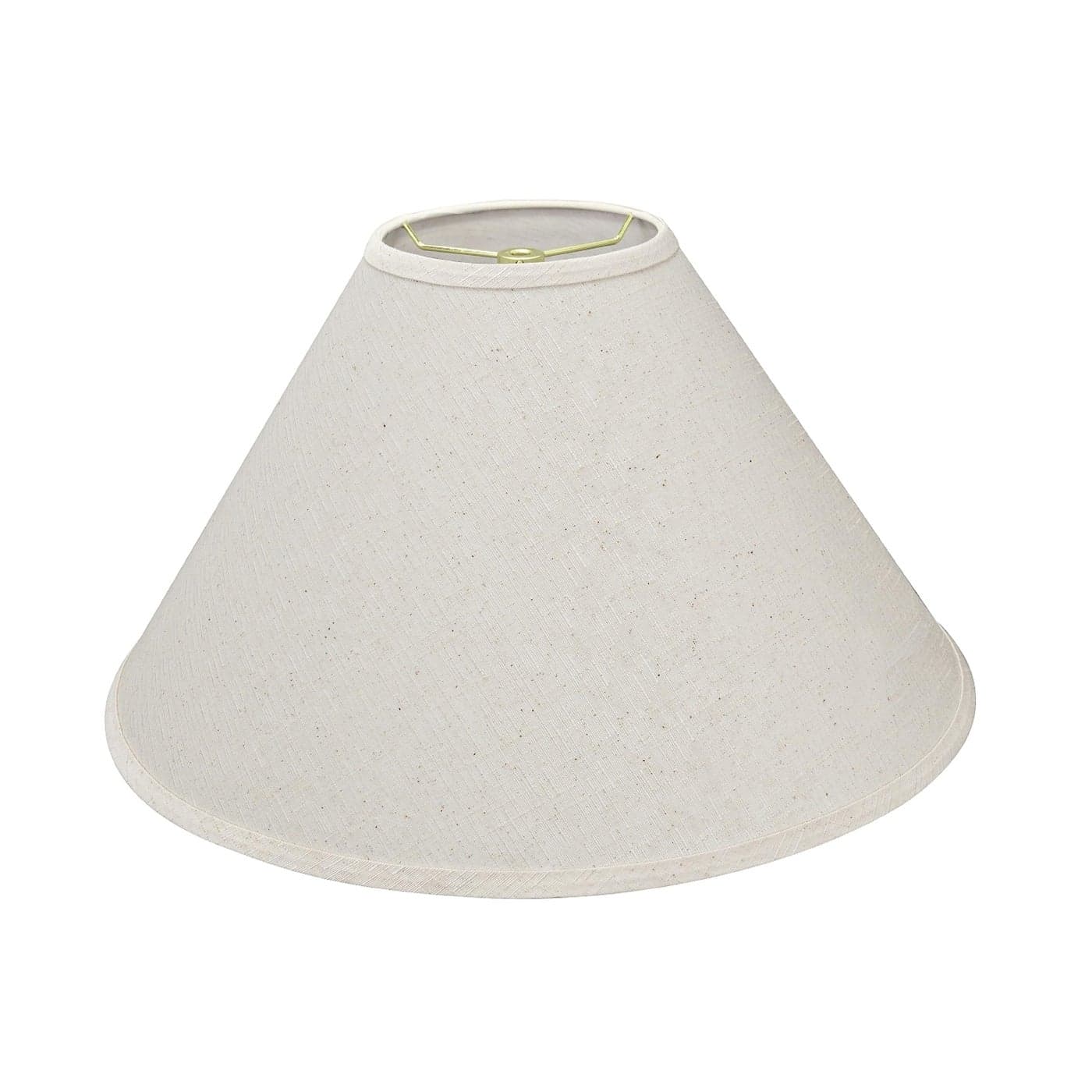Aspen Creative 32201A Empire Spider Lamp Shade Off White 6 Top x 19 Bottom x 12 Slant Height