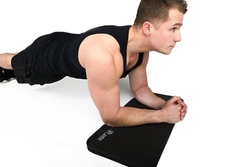 Impulse Yoga Knee Pads Cushion, Thick 1" (25mm) Workout Mat Provides Cushion for Kneeling & Elbows, Non-Slip & Portable Exercise Knee Pad for Yoga, Elbow, Wrist Pain, Planks, Pushups & Floor Exercises