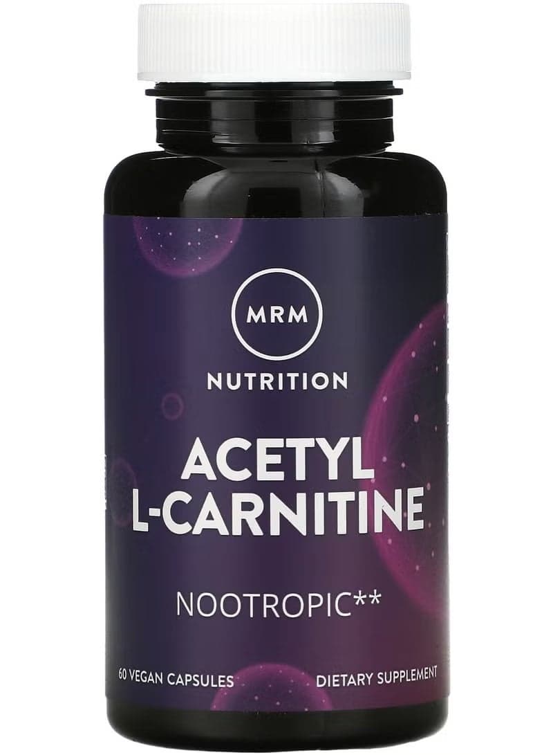 MRM Nutrition, Acetyl L-Carnitine capsules, 60 vegetarian capsules.