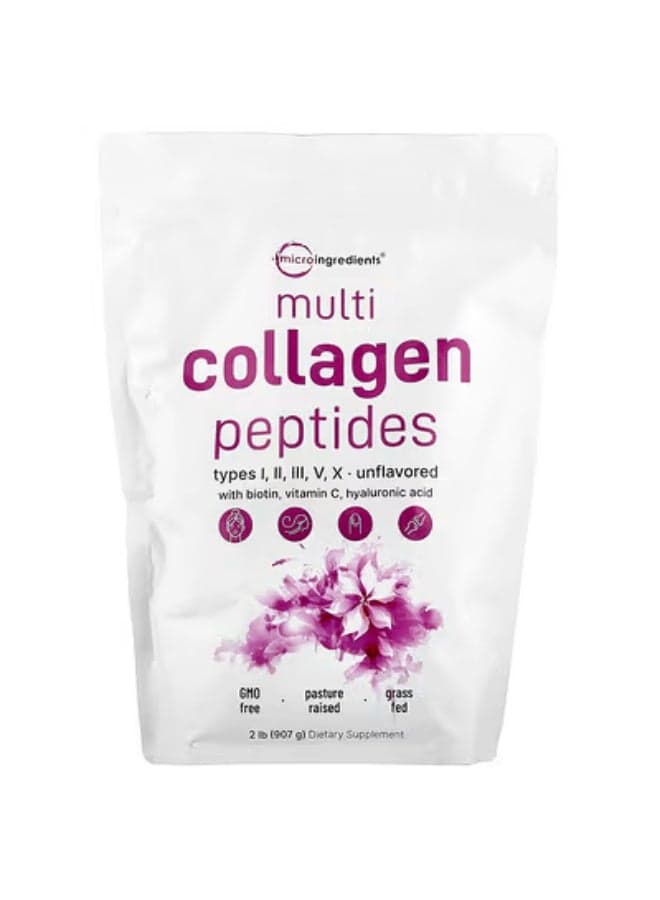 Micro Ingredients, Multi Collagen Peptides, Unflavored, 2 lb (907 g)