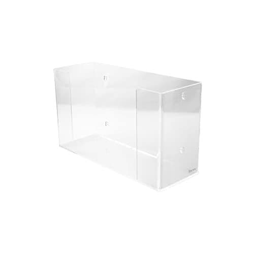 Kantek Counter or Wall Mounted Acrylic Paper Towel Dispenser Holder, Fits C-Fold and Multi-Fold Towels, for Use in Food Service, Healthcare, Bathroom, Kitchen, 11.5" x 4.2" x 6.75", Clear
