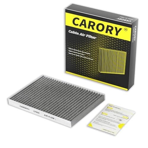 CARORY Cabin Air Filter w/Activated Carbon for 2017-2023 Nissan Qashqai, 2014-2020 Rogue, 2017-2023 Rogue Sport, 27277-4BU0A, 27277-4BA0A, 27277-5HA0A, CF11854