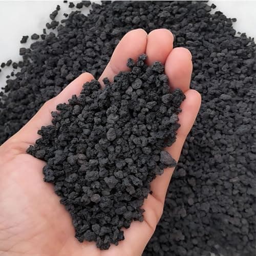 VAYINATO® 3~5 MM (5 Kg) Natural Volcanic Black Lava Rocks, Versatile Pebbles for Fish Tank Landscaping, Succulent Planters, Vase Filler & Garden Accents, Indoor Outdoor Gas Fyre Pits Fyreplaces