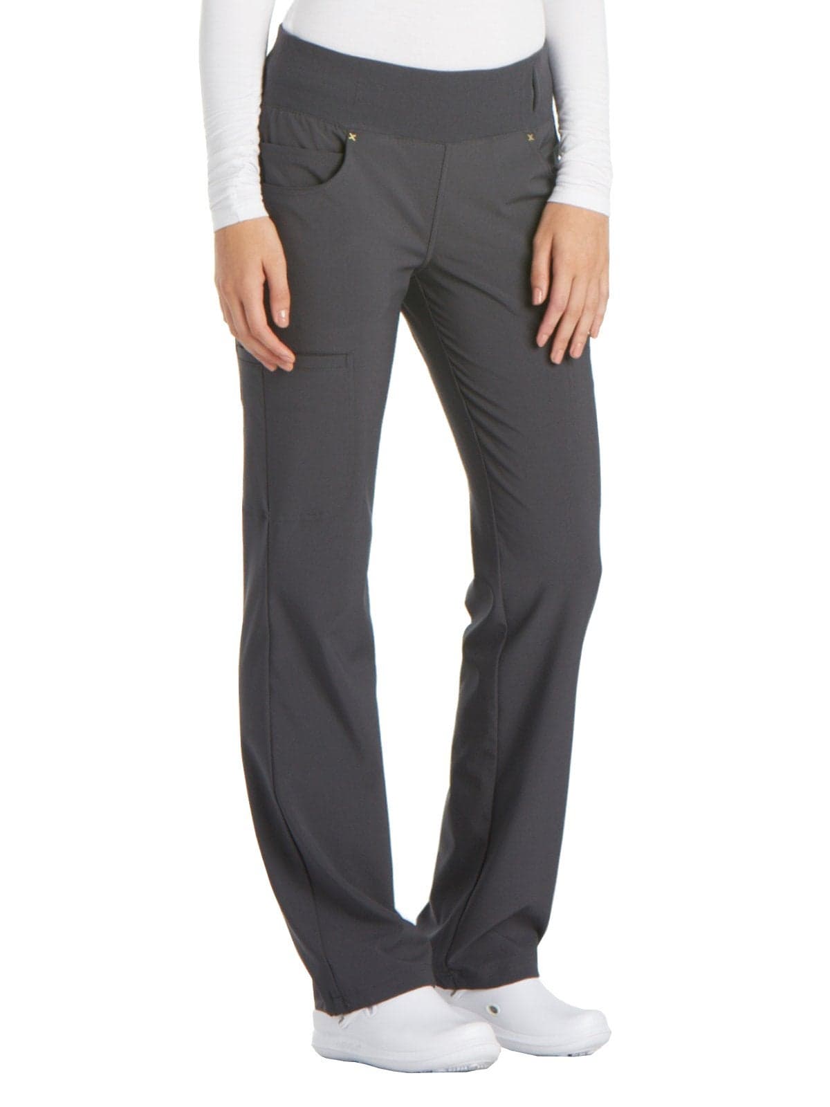 Cherokee iFlex CK002 Mid Rise Pull-On Pant Pewter XL