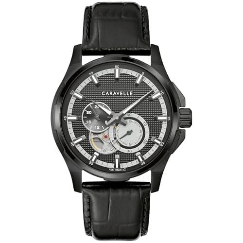 Caravelle by Bulova Men's Classic Automatic Watch, Open Aperture, 42mm