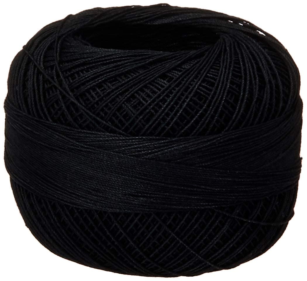Lizbeth Size 80 HH80604 Cotton Thread Black