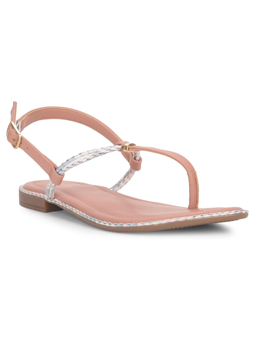 Bata Women Casual Flat Sandal - Beige (5 UK)