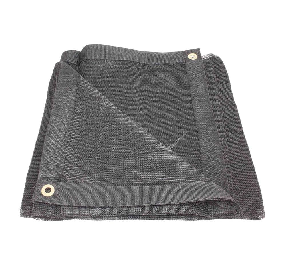 Mytee Products 12x26 Black 70 Shade Mesh Tarp for Outdoor wGrommets 6 Oz Extra Durable Heavy Duty Mesh Tarps for Dump Truck Rolloff Trucks Mesh Shade Net Cloth for Sun Plant Patio