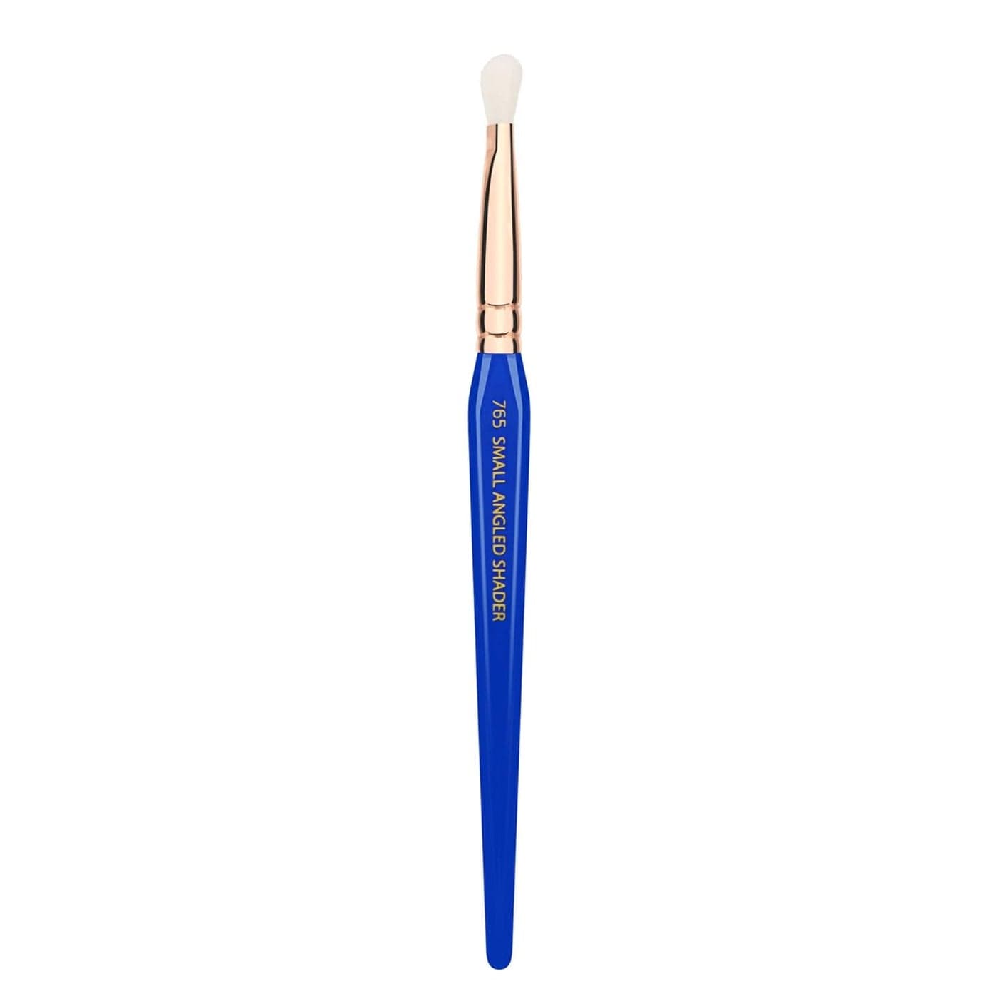 Bdellium Tools Professional Makeup Brush - Golden Triangle 765 Small Angled Shader - With All Vegan and Soft Synthetic Fibers, For Flawless, Professional Eye Shadow Application (Blue, 1pc)