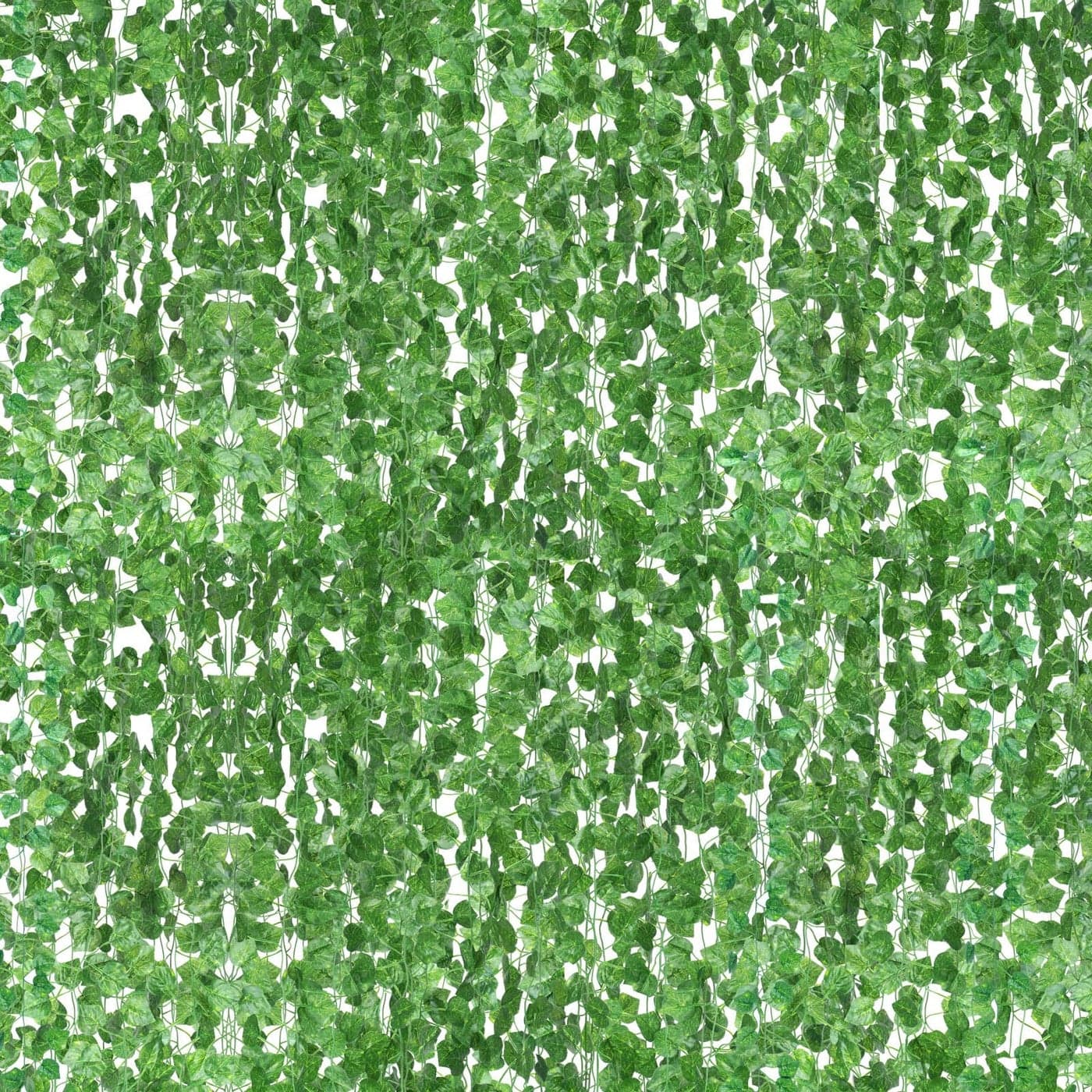 48 Packs Fake Vines Fake Ivy Leaves Artificial Ivy Garland Greenery Vines Hanging Plants for Bedroom Wedding Party Garden Home Kitchen Office Wall Decoration