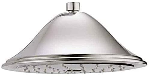 Delta Faucet Single Setting Raincan Shower Head, Polished Nickel Round Shower Head, Rainfall Shower Head, High Pressure Shower Head, 2.5 GPM Flow Rate, Polished Nickel RP72568PN