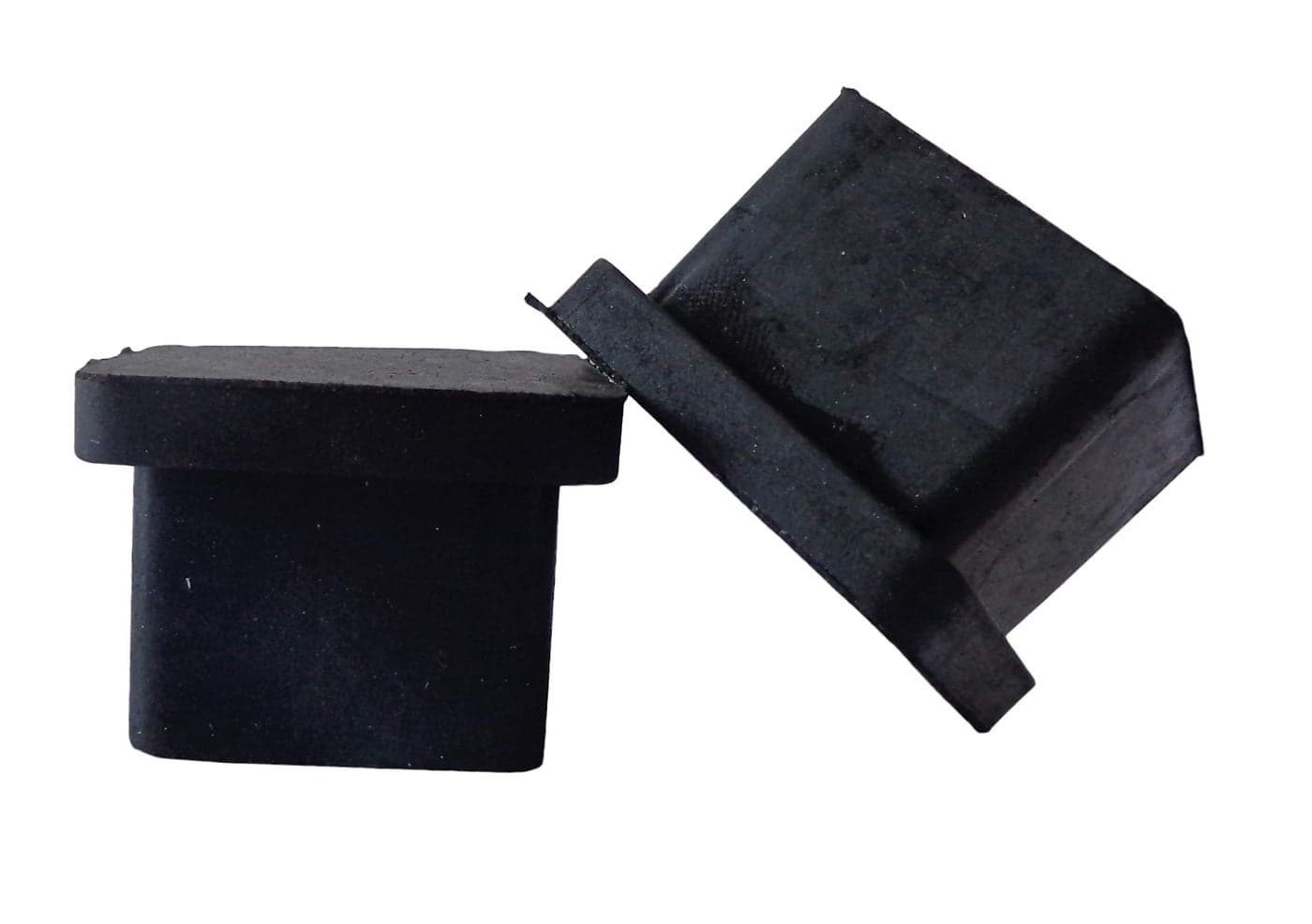 AKURA, Floor Protector Square Rubber Cap/Bush/Shoes for Furniture Feet Chair Table (Size - 25 x 25mm / 1" x 1") Pack of 10