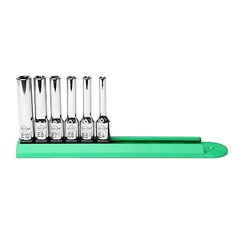 Mayhew Tools 16095 Inverted Torx Deep Well Socket Bit Set Black Oxide Finish 6Piece