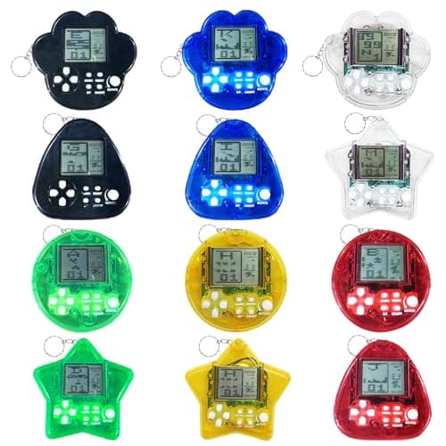 Bxngjuj 12Pcs Video Game Party FavorsMini Game Keychains for Kids Gamer Birthday Party Decorations Party Supplies Classroom Prizes for Boys and Girls