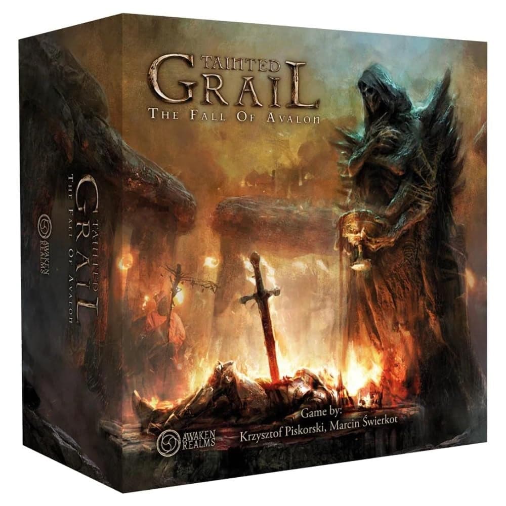 Tainted Grail The Fall of Avalon Board Game CORE BOX Epic StoryRich Survival Exploration Arthurian Celtic Mythology Ages 14 14 Players 23 Hour Playtime Made by Awaken Realms