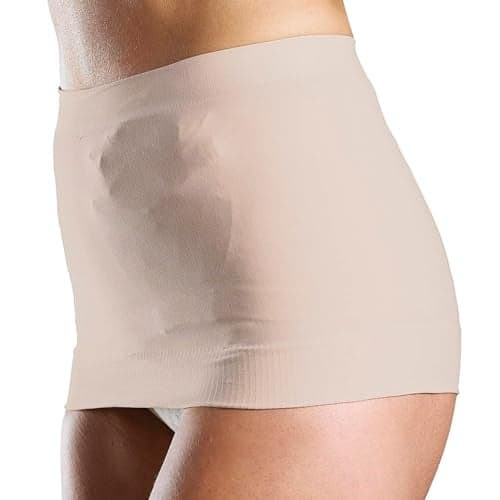 Corsinel StomaSafe Plus Ostomy/Hernia Support Garment Light by TYTEX (Beige, S/M) 33.5" - 44" Hip Circumference