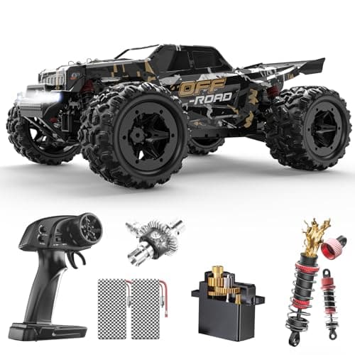 DEERC 9309E All Terrain Fast RC Cars for Adults 40KPH4WD Electric OffRoad Remote Control Monster Truck24Ghz High Speed CarWaterproof Monster Truck with 2 Batteries for Boys Kids