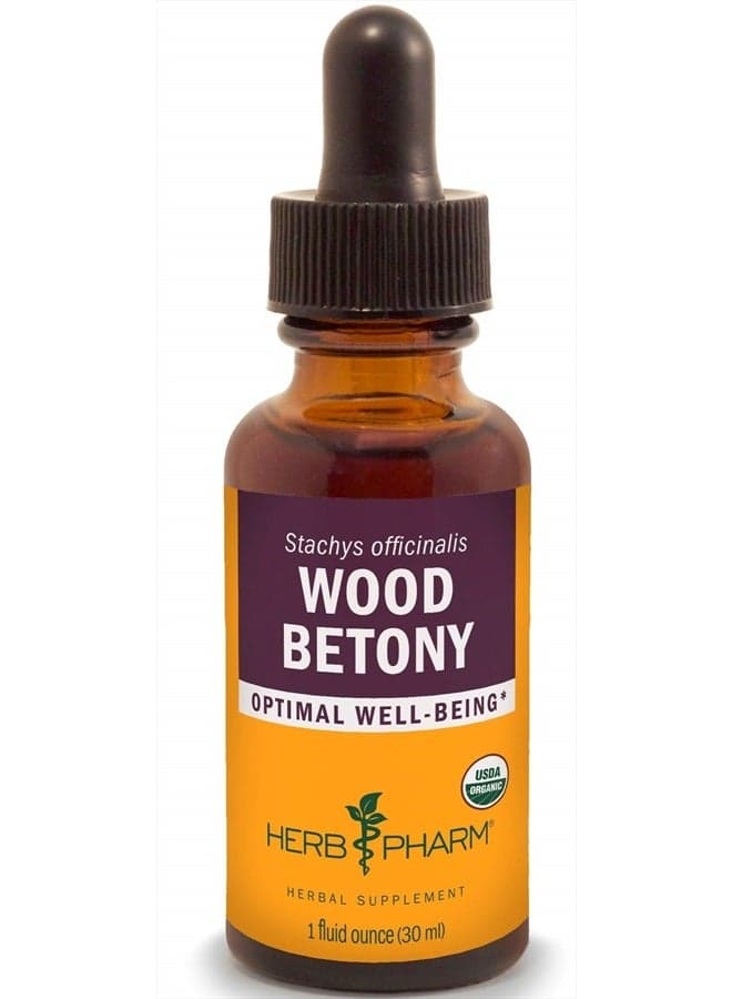 Certified Organic Wood Betony Liquid Extract - 1 Ounce (DWOOD01)