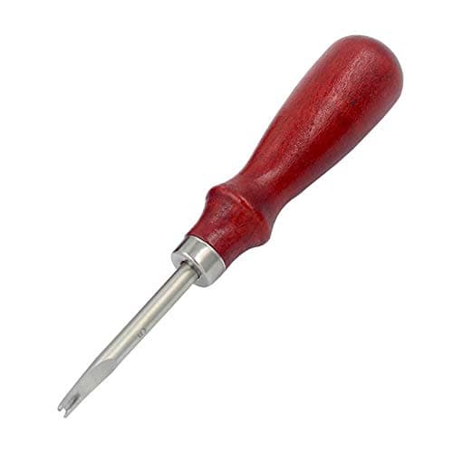 Rongon Leather Edge Skiving Beveler Craft 15mm Leather Burnisher Tool Edge Beveling Skiving Cutting Tool Keen Edge Cutting Tools for DIY Leather Crafting Working