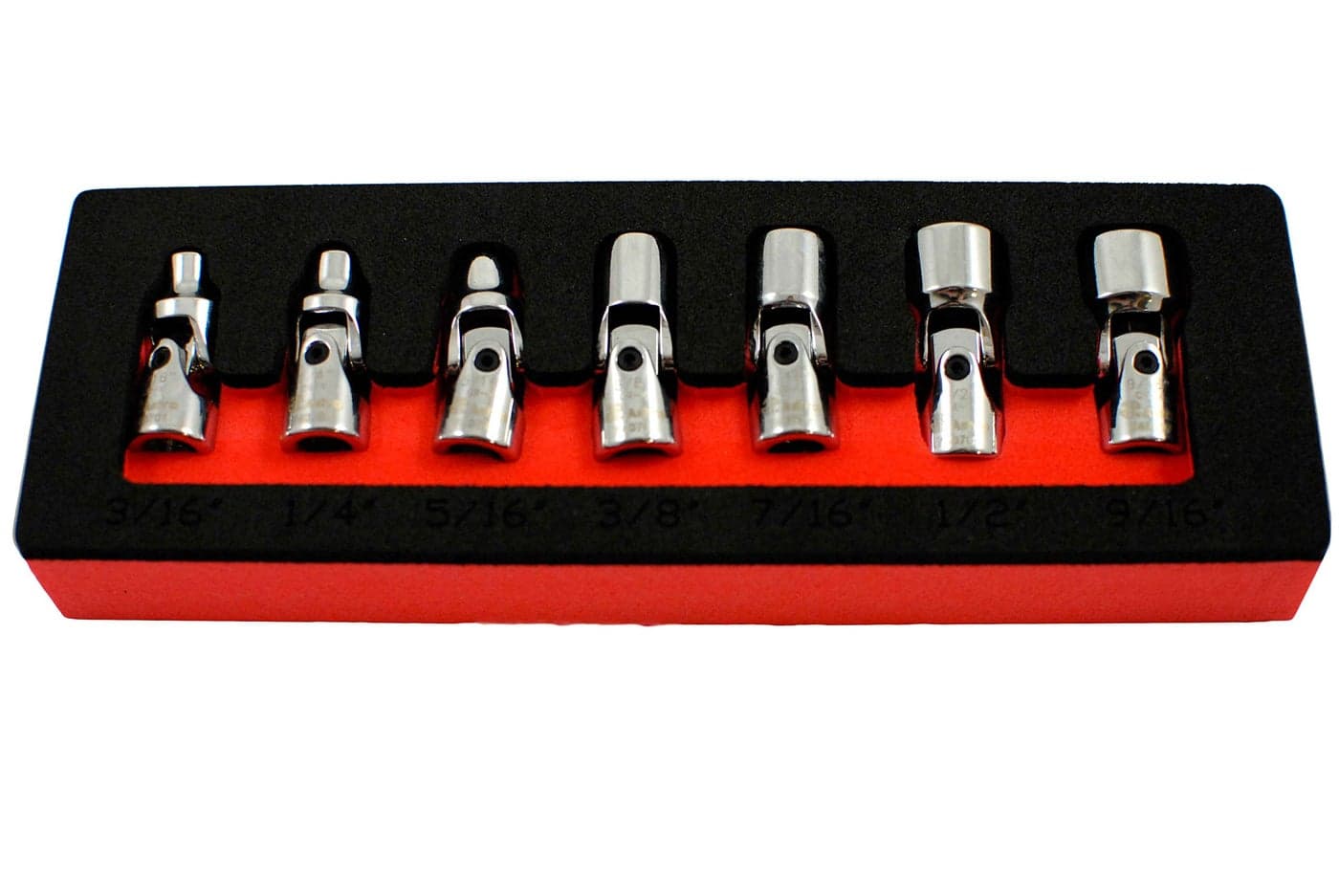 Astro 7407 14Inch Drive Flex Socket Set 6 Point SAE 7Piece