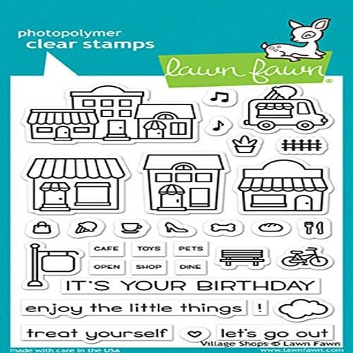 Lawn Fawn Clear Stamps Village Shops