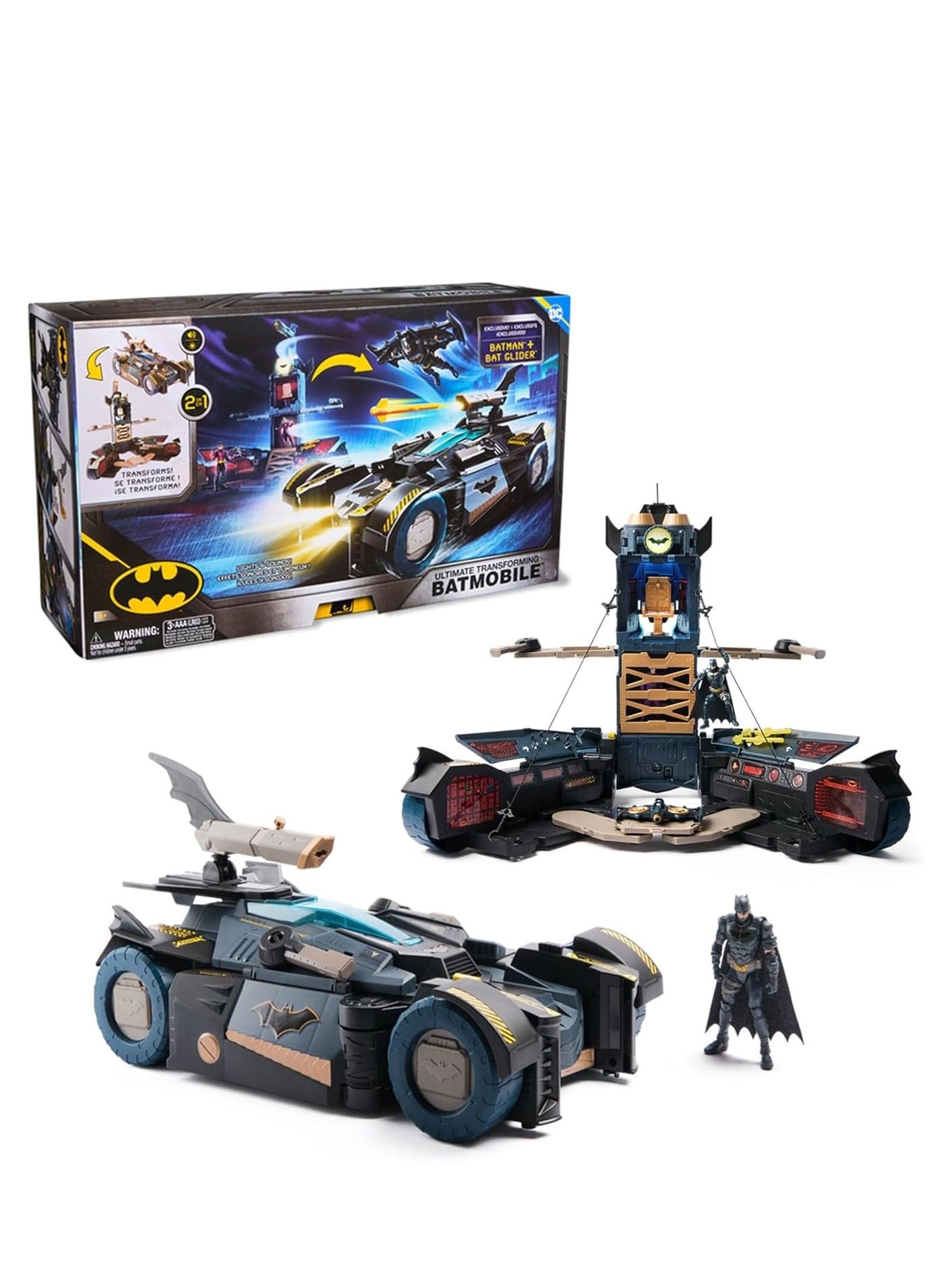 DC Batman Ultimate Transforming Batmobile