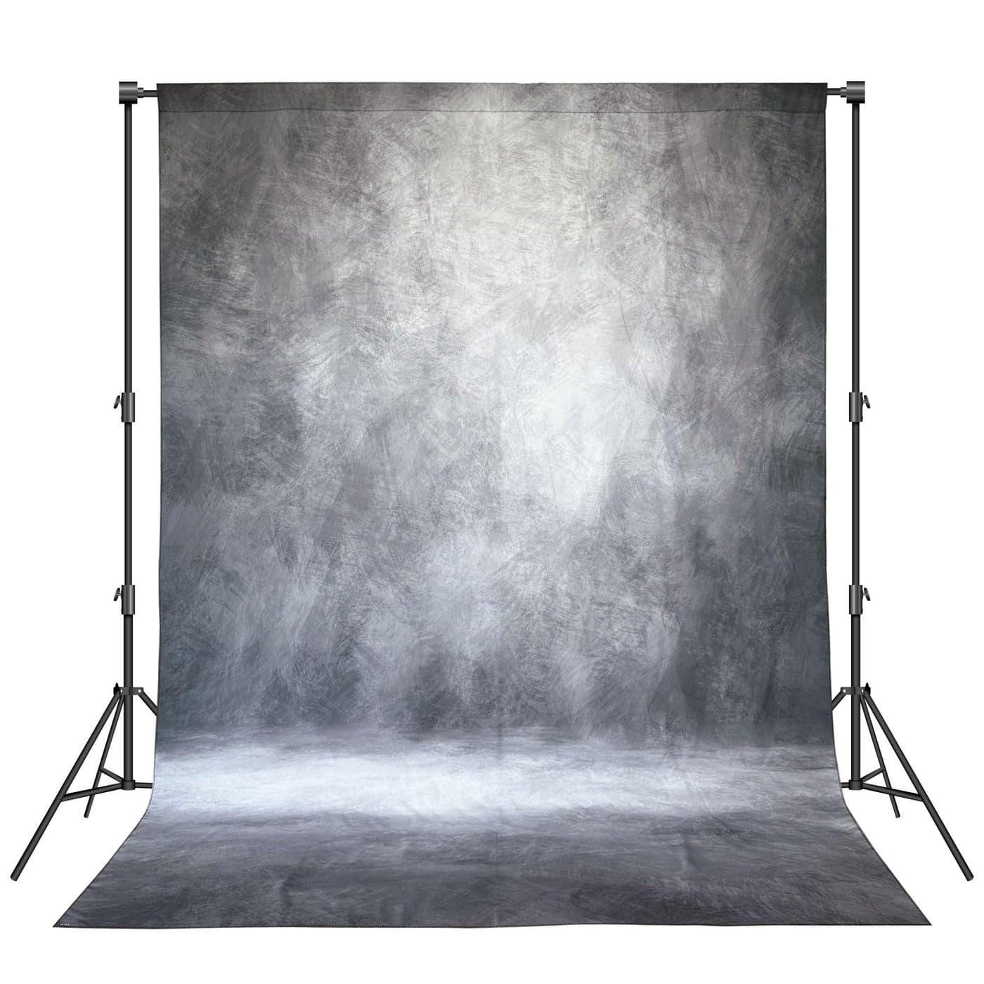 Haboke Abstract Professional Photography Backdrop for Portrait Photo Props Booth Background Photoshoot Studio with Polyester Fabric Roller Pocket on Top 8x10ftGrey
