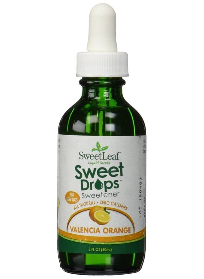 Sweet Drops - Flavored Stevia Liquid Sweetener, Organic Stevia Extract, Zero Calories, Gluten Free, Keto Friendly, Non GMO, Natural Flavor - Valencia Orange, 2 Fl Oz (Pack of 1)