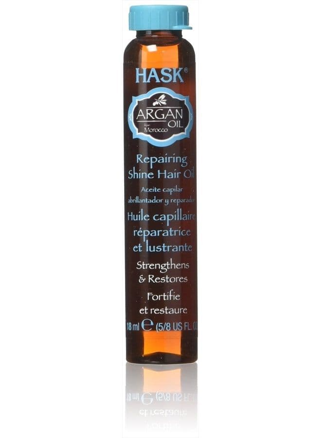 Hask Argan Oil Repairing Shine Hair Oil 5/8 oz (Pack of 12)