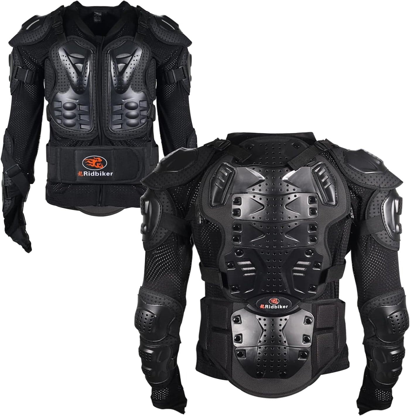 RIDBIKER Motorcycle Jacket Full Body Armor with Chest Protection for Men - Dirt Bike Gear
