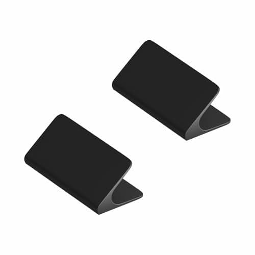 LAPO 2 Piece Knobs for Cabinets– Modern Aluminum Drawer Knob for Kitchen, Wardrobe, Cupboard, and Home Furniture (Black Finish)