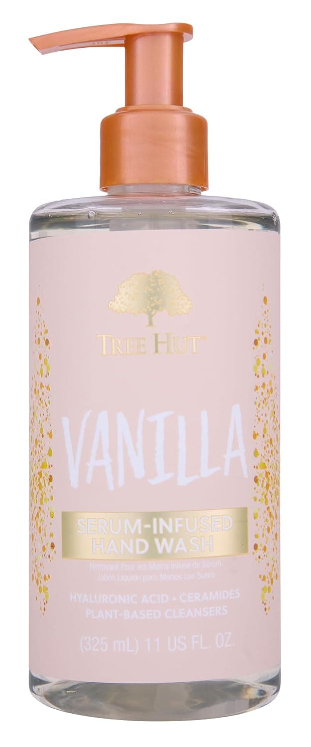 Tree Hut Vanilla Serum Infused Hand Wash Nourish Hydrate Hands with Strengthening Skin Care Long Lasting Scent Cleanse Lock in Moisture 11 fl oz