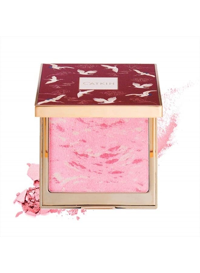 CATKIN Cheek Blush Bake Pink Peach Multi Blusher Natural Powder Palette 10g C01