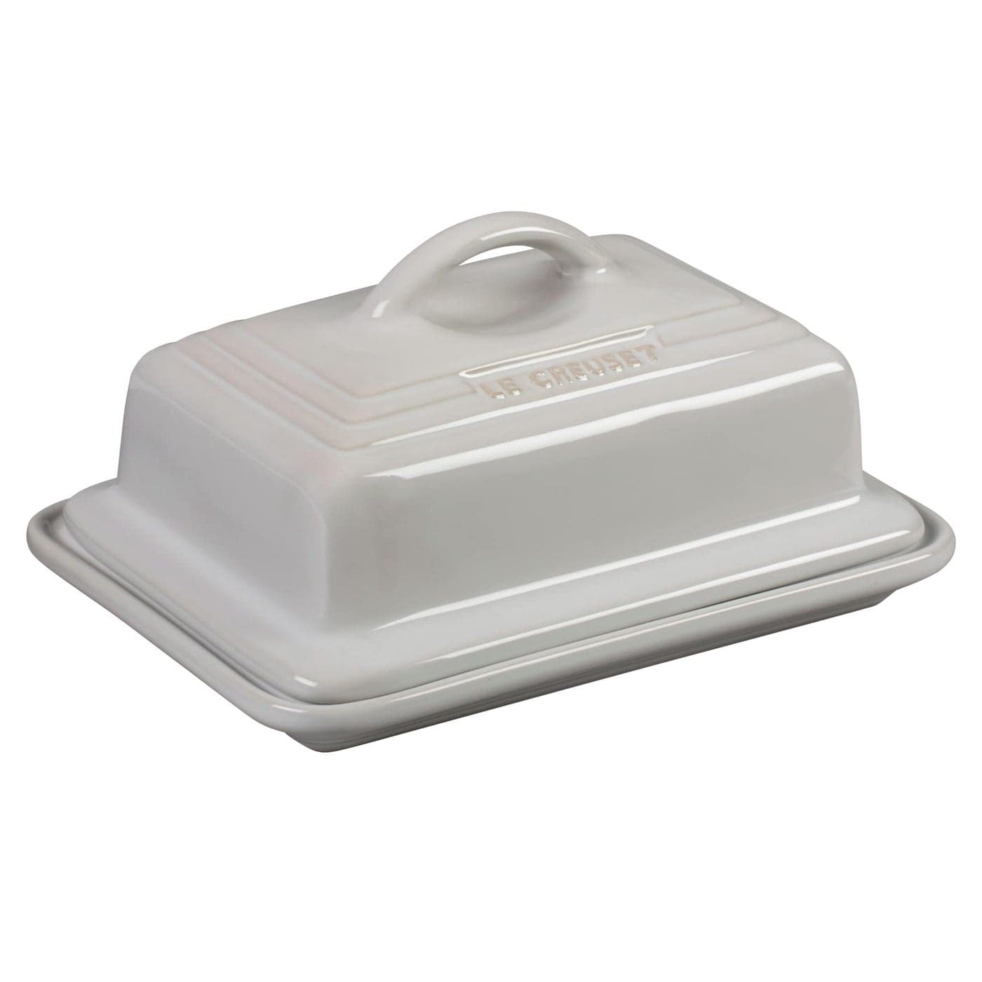 Le Creuset Stoneware European Butter Dish White
